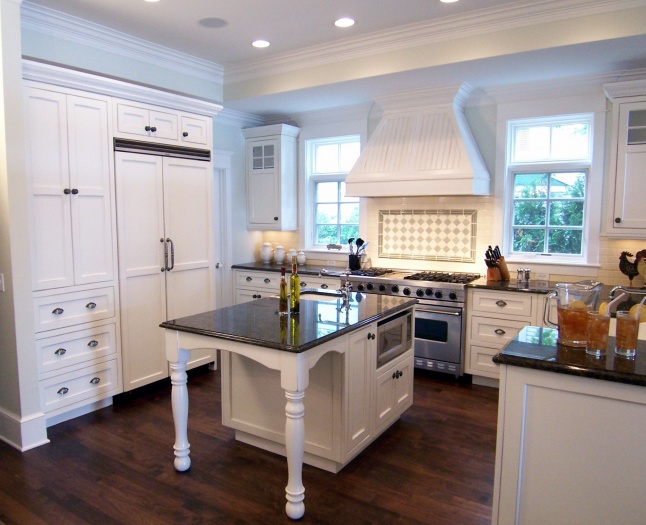 Gorgeous Framed Inset White Kitchen Cabinets - North Country Cabinets